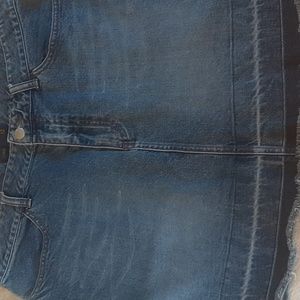 J Crew Sz 12 Blue Jean Mini Skirt